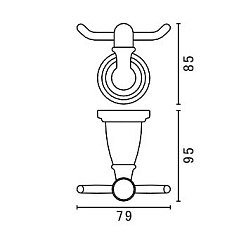 Art&Max Крючок Bianchi AM-E-2601-Br – фотография-2