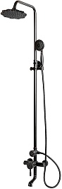 Milacio Душевая система Soria MC.102.1BBR черная бронза – фотография-1