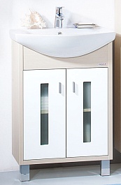 Бриклаер Тумба для умывальника Бали 60 светлая лиственница – фотография-1