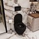 Ceruttispa Унитаз подвесной Ticino Aria MB CT8918 черный матовый – фотография-17