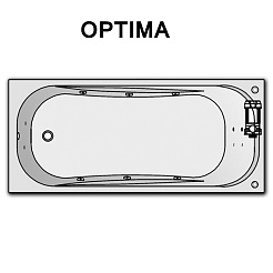 Kolpa San  Акриловая ванна String OPTIMA 150х70 – фотография-4