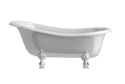 Astra-Form Ванна РОКСБУРГ, литой мрамор, белые ножки – фотография-2