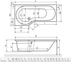 Excellent Акриловая ванна BeSpot 160x80 правая – фотография-5