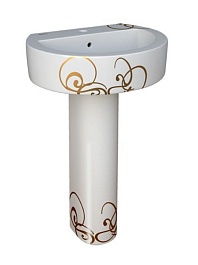 Della Пьедестал для раковины Globus джаз, золото – фотография-2