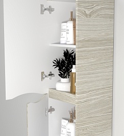 Водолей Пенал подвесной Адель 30 L ореховый дубослив светлый – фотография-3