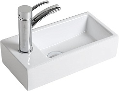 SantiLine Раковина 40.5 L SL-2009R белая – фотография-1