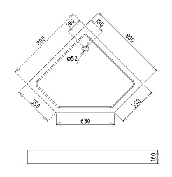 Gemy Поддон для душа ST09T – фотография-2