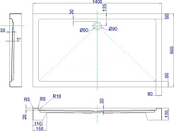 Royal Bath Душевой поддон HP RB8140HP – фотография-2