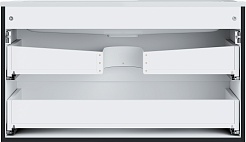 Vivon Тумба с раковиной Ostin 90 подвесная черная матовая – фотография-8