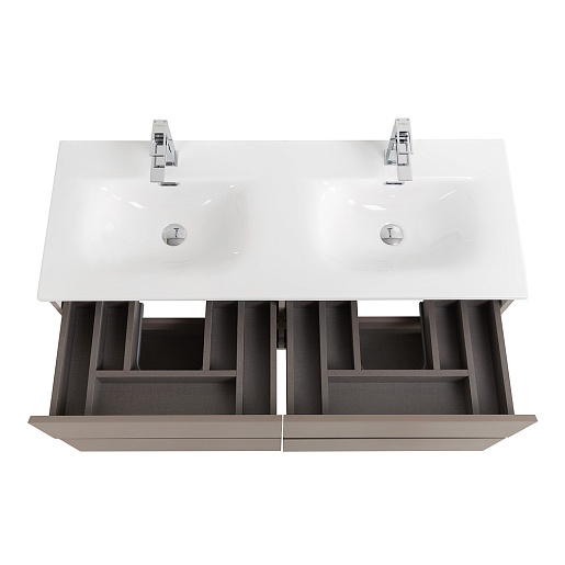 BelBagno Тумба с раковиной Kraft 120-2 подвесная Бежевый матовый – картинка-13