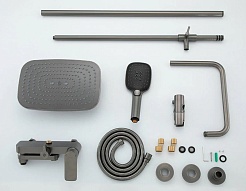 Gappo Смеситель для вынны G48-9 G2448-9 оружейная сталь – фотография-3