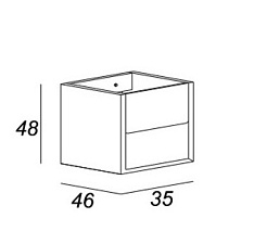 Cezares Тумба Bellagio 35 grafite – фотография-3