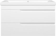 Misty Тумба под раковину Софт 90 подвесная белая