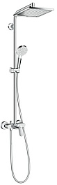 Hansgrohe Душевая система "27284000 Crometta E 240 1jet Showerpipe" – фотография-1