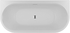 Riho Акриловая ванна DESIRE WALL MOUNTED B2W 184x84 Velvet White – фотография-1