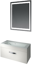 Какса-а Мебель для ванной Хилтон 80 белая – фотография-1