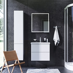 Am.Pm Мебель для ванной Gem 60 белый глянцевый, с 2 ящиками – фотография-3