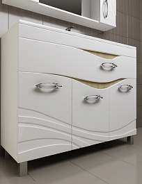 Vigo Мебель для ванной Mirella 100 белая – фотография-4