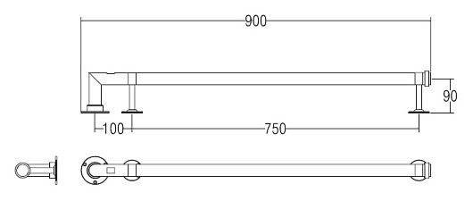 Margaroli Полотенцесушитель Arcobaleno 616900OBC – фотография-2