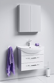 Aqwella Мебель для ванной Аллегро 65, 2 ящика – фотография-4