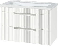 Brevita Мебель для ванной Ariana 80 белая – фотография-4