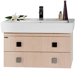 Водолей Тумба под раковину Квадро 80 дуб – фотография-1