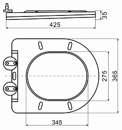 BelBagno Крышка-сиденье Colorato BB062SC-GR – фотография-3