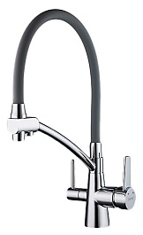 Gappo Смеситель для кухни G4398-17 хром – фотография-1