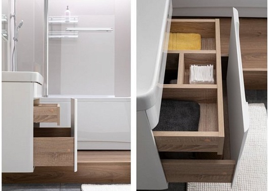 Aquanet Комплект мебели София 60 белый – фотография-12