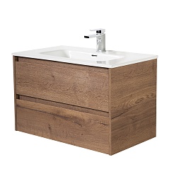 BelBagno Тумба с раковиной Kraft 100 подвесная Rovere tabacco – фотография-4