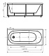 Aquatek Акриловая ванна Оберон 160x70 с гидромассажем – фотография-6