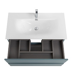 BelBagno Тумба под раковину Kraft 90 подвесная Голубой матовый – фотография-8