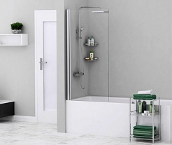 WasserKRAFT Шторка на ванну Berkel 48P01-80 – фотография-2