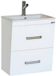 Misty Тумба с раковиной Онтарио 50 конус 2 ящика – фотография-1