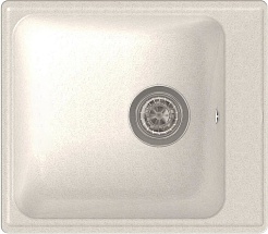 Granfest Мойка кухонная Quarz GF-Z17 Белая – фотография-1