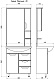 ASB-Mebel Мебель для ванной Мессина 70 – фотография-12