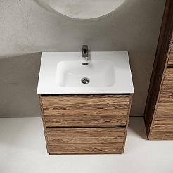 Sancos Мебель для ванной Libra Floor 70 дуб чарльстон – фотография-7