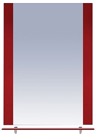 Misty Мебель для ванной Эмилия 60 напольная красная   – фотография-3