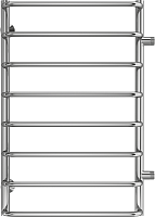 Terminus Полотенцесушитель водяной Стандарт П8 500x800 БП500 хром