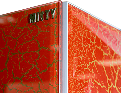 Misty Шкаф пенал Джулия 35 R Краколет красный – фотография-4