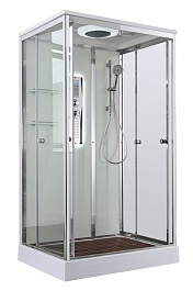 Avacan Душевая кабина 100/80 V2810LED прозрачная – фотография-1