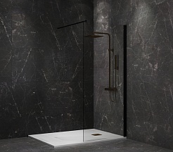 Paini Душевая перегородка PAINI-WalkIN90C 90x195 стекло прозрачное – фотография-2