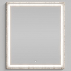 Водолей Зеркало Лайт 70 ореховый дубослив светлый – фотография-1