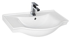 Aquanet Тумба с раковиной "Адель 80" белый – фотография-5