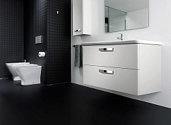 Roca Тумба с раковиной Gap 80 белая пленка – фотография-3