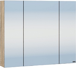 СанТа Мебель для ванной Марс 80П белая/янтарное дерево – фотография-8