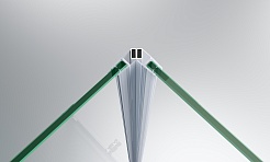 BelBagno Душевой уголок Etna 100/100 ETNA-A-12-100-C-Cr стекло прозрачное – фотография-4