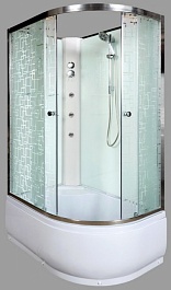 DTO Душевая кабина ЕМ4512 L N с гидромассажем – фотография-1