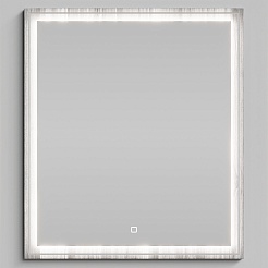 Водолей Зеркало Лайт 70 лиственница структурная контрастно-серая – фотография-1