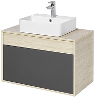 Акватон Тумба под раковину Лофт Урбан 80 графит\орегон